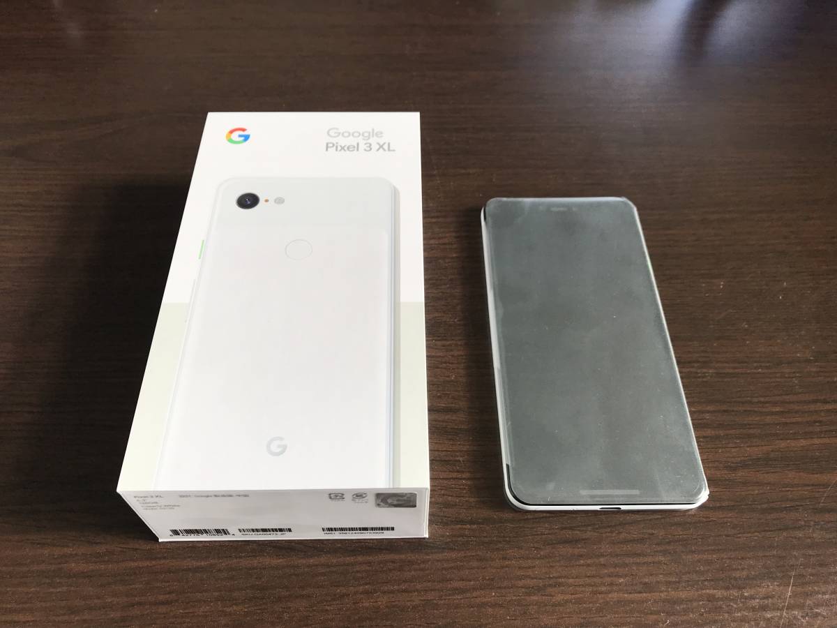 NEW限定品】 Clearly 128GB Pixel3XL Google ☆docomo 判定○ White