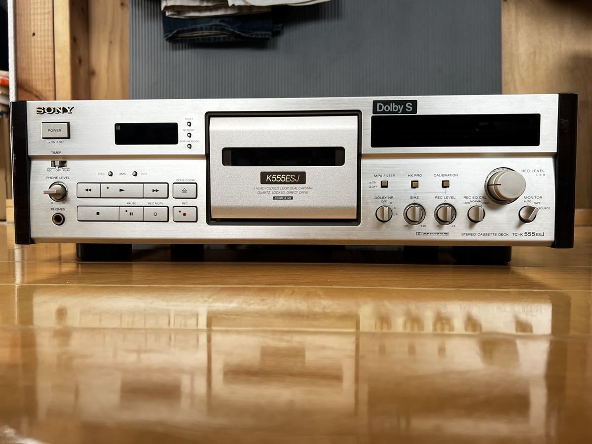 SONY TC-K555ESJ カセットデッキ 最上位モデル ソニー 動作確認済み