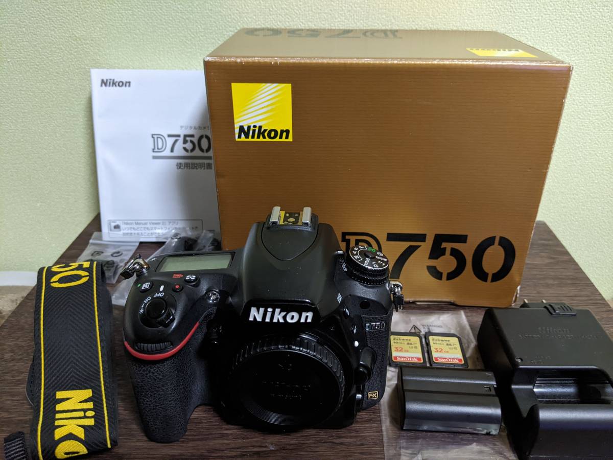 ヤフオク! - Nikon ニコン D750 ボディ フルサイズ 一眼レフ...