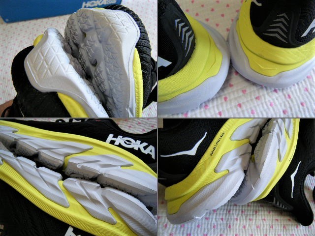 ホカ オネオネ　HOKA ONEONE　CLIFTON EDGE　ランニング用高性能シューズ　黒色　サイズ 27.5㌢　軽量性/クッション性/反発性　定価22000円_画像9