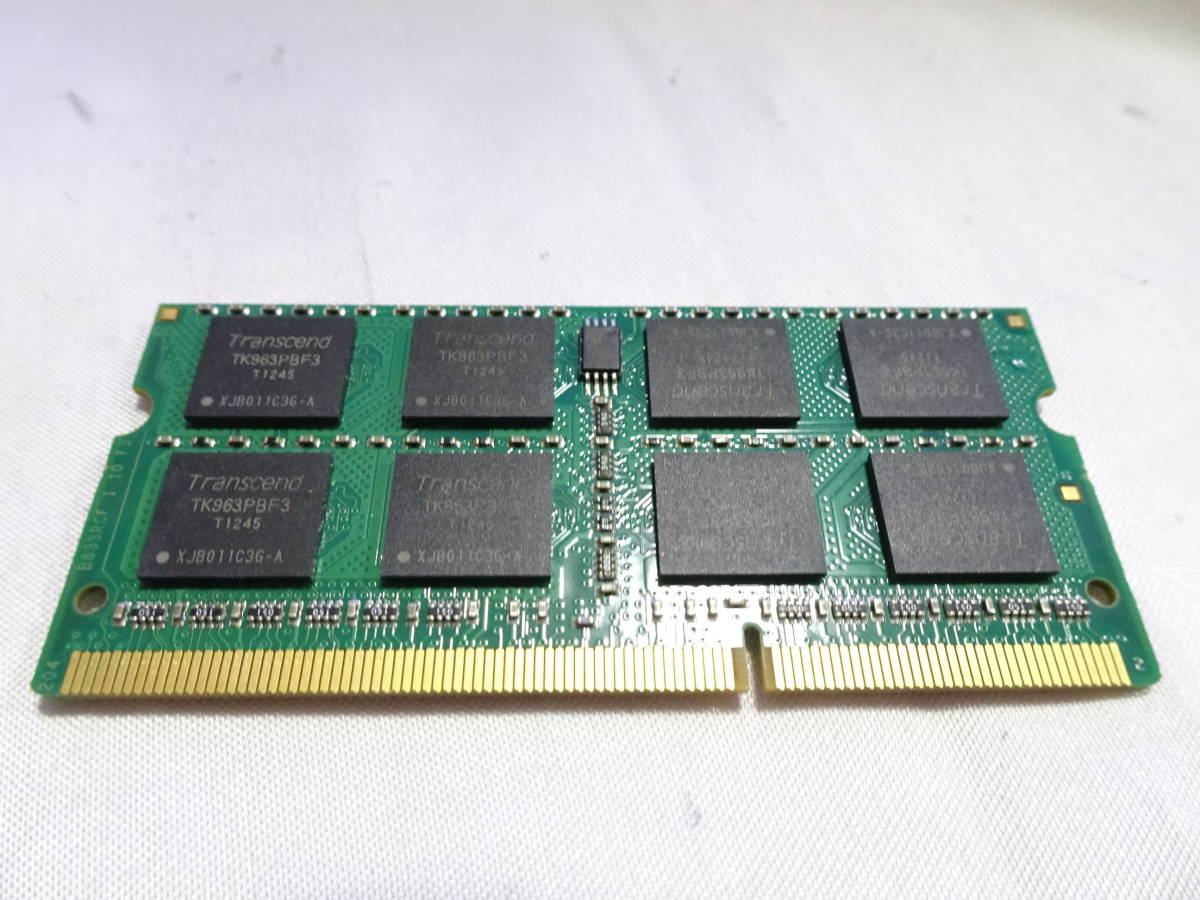 DDR3-1333 PC3-10600 Transcend ノートPC用増設メモリ TS512MSK64V3N