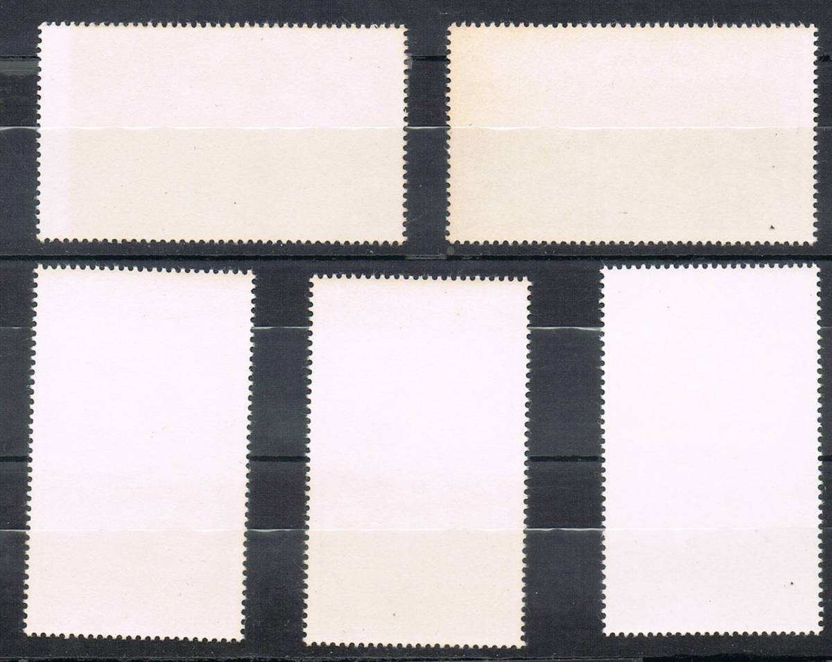 極美品の切手【ブルガリア】1976年発行 トピカル（絵画）「ナショナル・ギャラリー」５種完  単片  未使用 NH  糊有の画像2