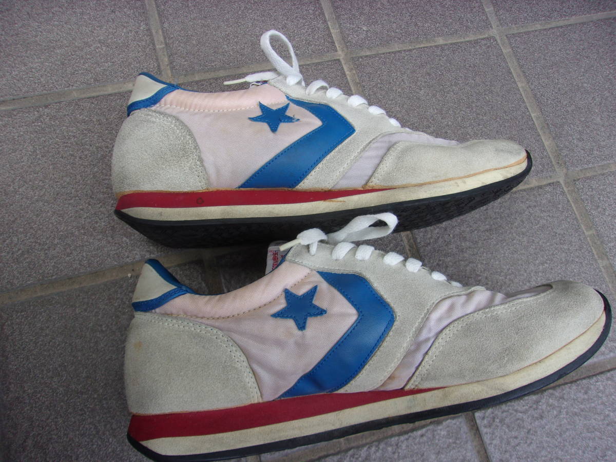 レア 80年代 コンバース LAトレーナー 84 converse US 8.5 la trainer ヴィンテージ vintage ナイロン製 ロサンゼルス オリンピック_画像7