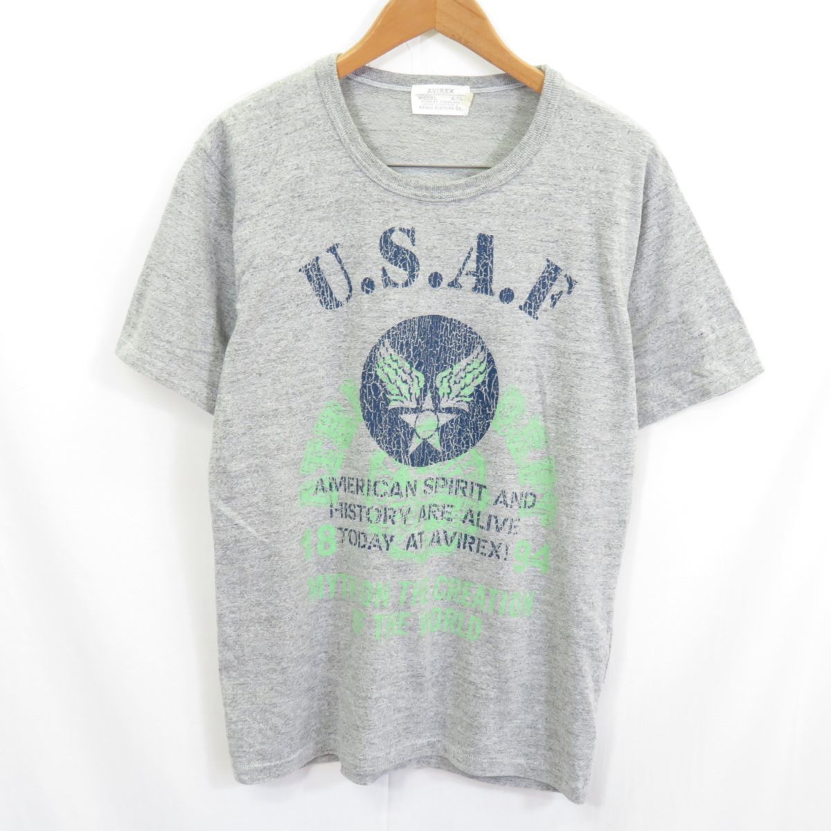 AVIREX US AIR FORCE ヴィンテージプリント 天竺 Tシャツ sizeXL/アヴィレックス 　0404_画像1