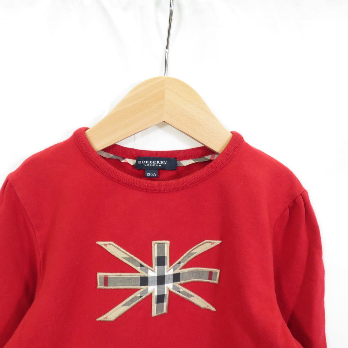 BURBERRY LONDON ノバチェッククロス 長袖Tシャツ size130A/バーバリー 　0404_画像2