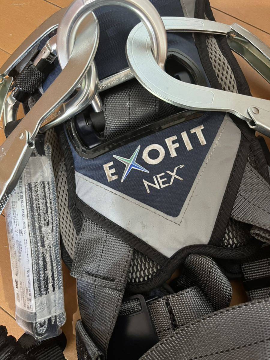 3M フルハーネス EXOFIT NEX 安全帯 墜落制止 ランヤード2丁付き