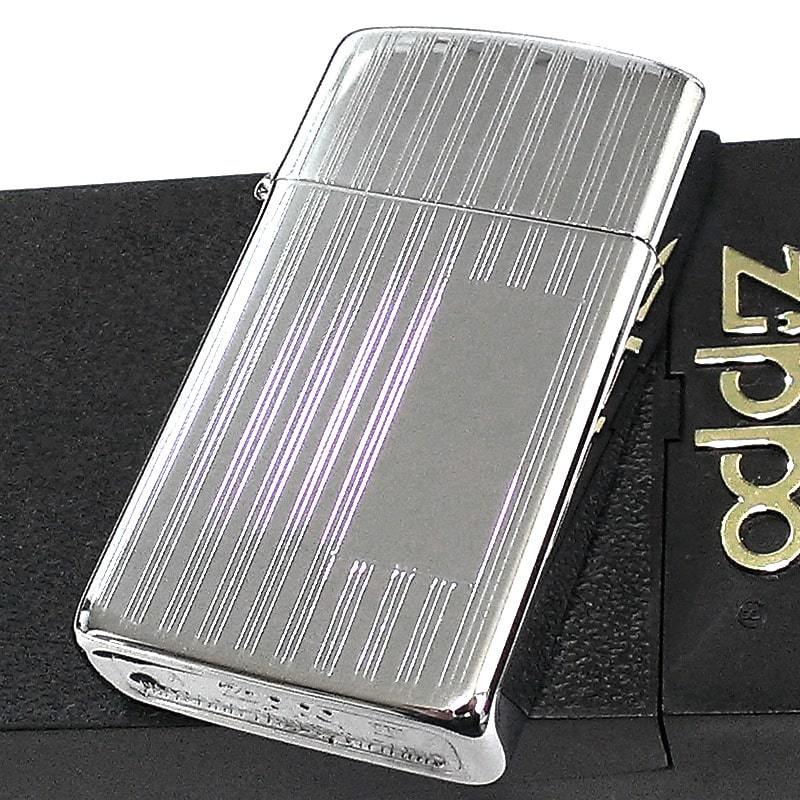 ZIPPO ライター 1992年製 スリム カナダ製 RIBBON DESIGN オンタリオ製 ジッポ レア 廃盤 かっこいい ヴィンテージ 未使用品