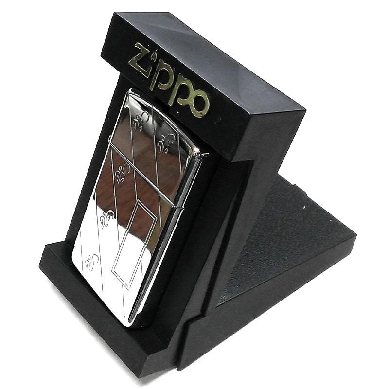 ZIPPO ライター 1995年製 スリム ジッポ カナダ製 DIAGONAL オンタリオ製 鏡面 レア ストライプ 廃盤ヴィンテージ 未使用品 絶版_画像6