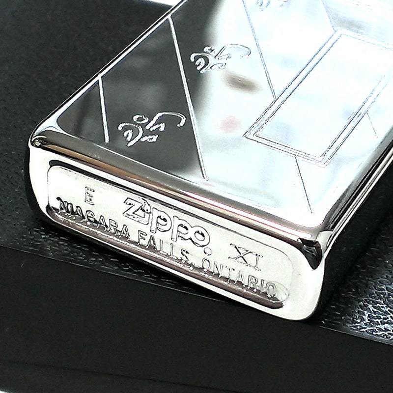 ZIPPO ライター 1995年製 スリム ジッポ カナダ製 DIAGONAL オンタリオ製 鏡面 レア ストライプ 廃盤ヴィンテージ 未使用品 絶版_画像2