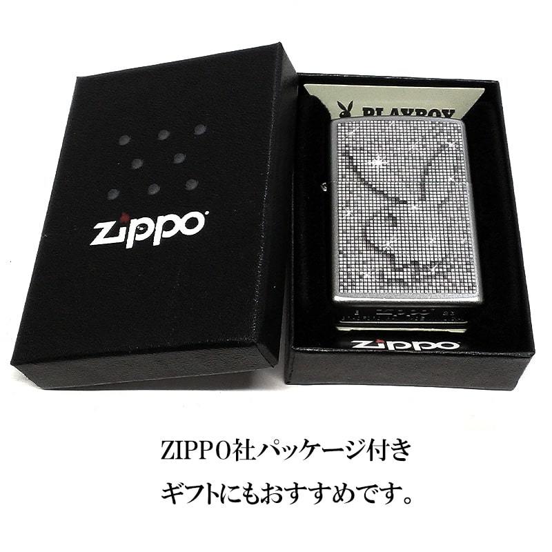 ZIPPO ライター プレイボーイ シルバー PLAYBOY sparkbunn ジッポ 銀 ラビットヘッド ピクセルアート かわいい ドット絵_画像5