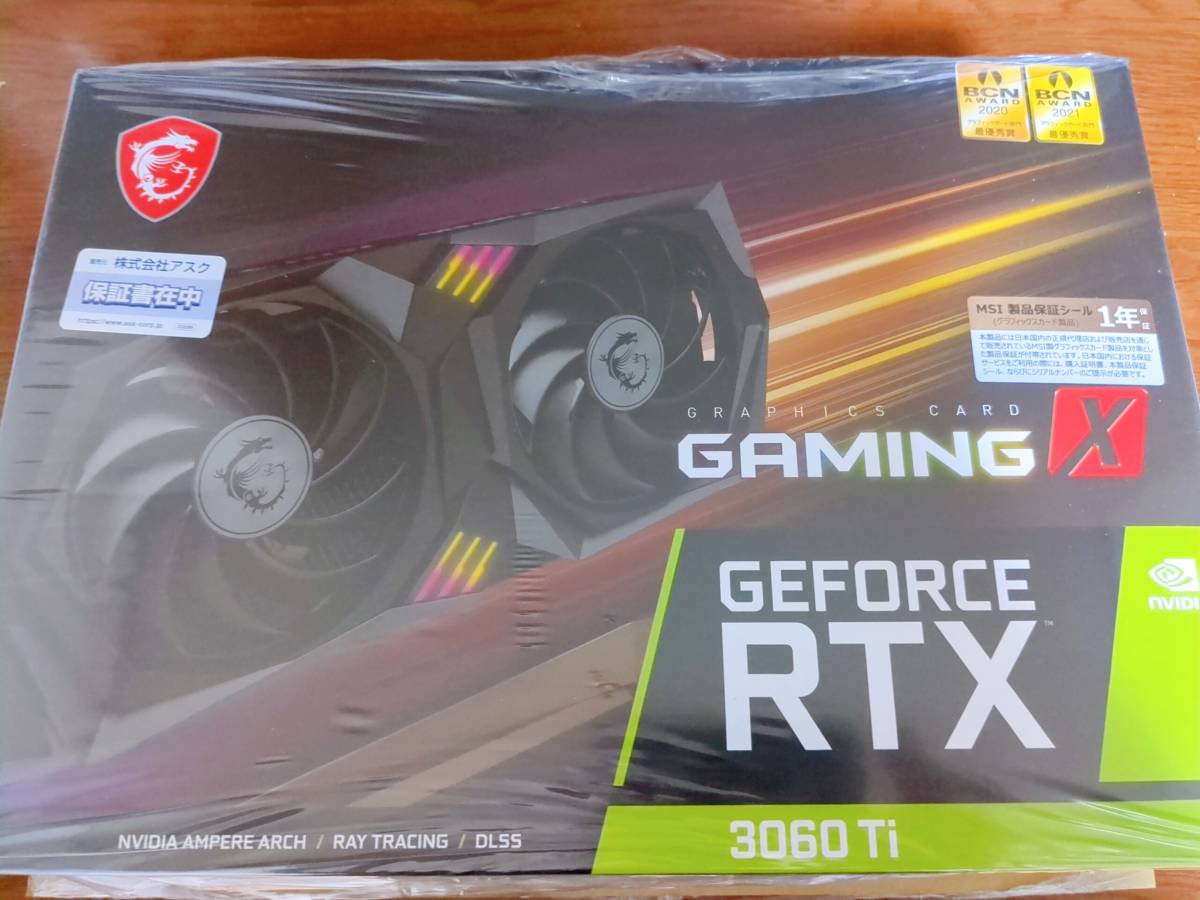 新品・未使用】MSI GeForce RTX 3060 Ti GAMING X 8G LHR | orbit.co.id