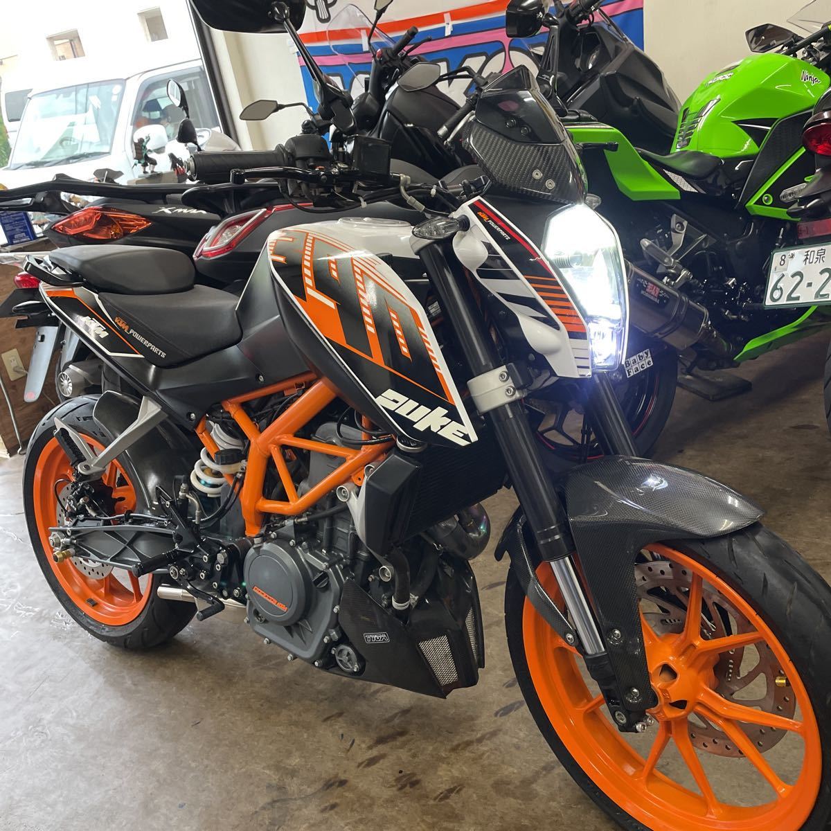 カスタム総額30万円! ☆4770kmの低走行車両の入荷です☆ KTM