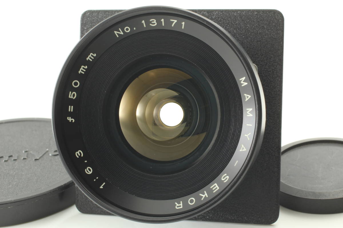 全商品オープニング価格！ 送料無料！　Mamiya Large Format Lens Mamiya Sekkor 50mm f/6.3　ホースマンボードに改造 大判、中判カメラ用