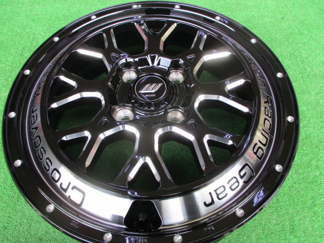 Work クラッグCKV ハスラーなど軽自動車などに 4.5J-15インチ 4H100 45