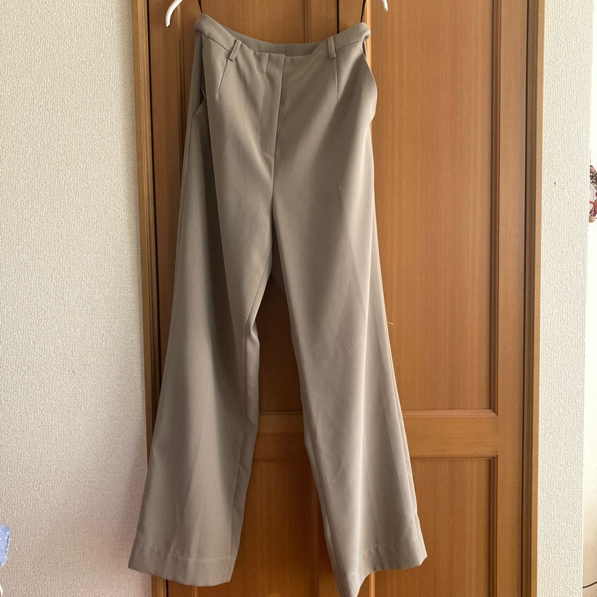 MARW UNITED ARROWS セミワイドタックパンツ ベージュ 38 マルゥ ユナイテッドアローズ ワイドパンツ