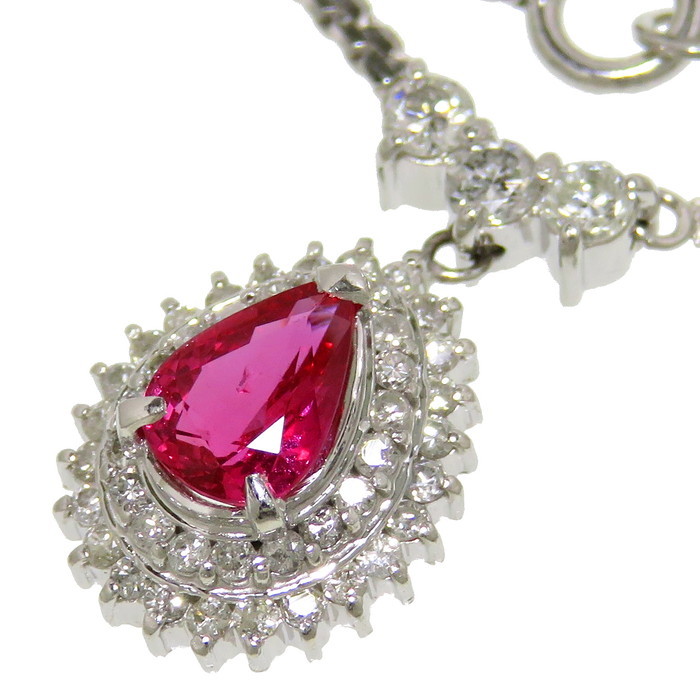 期間限定30％OFF! ピンクサファイア 0.75ct レディース 41cm 8.5g