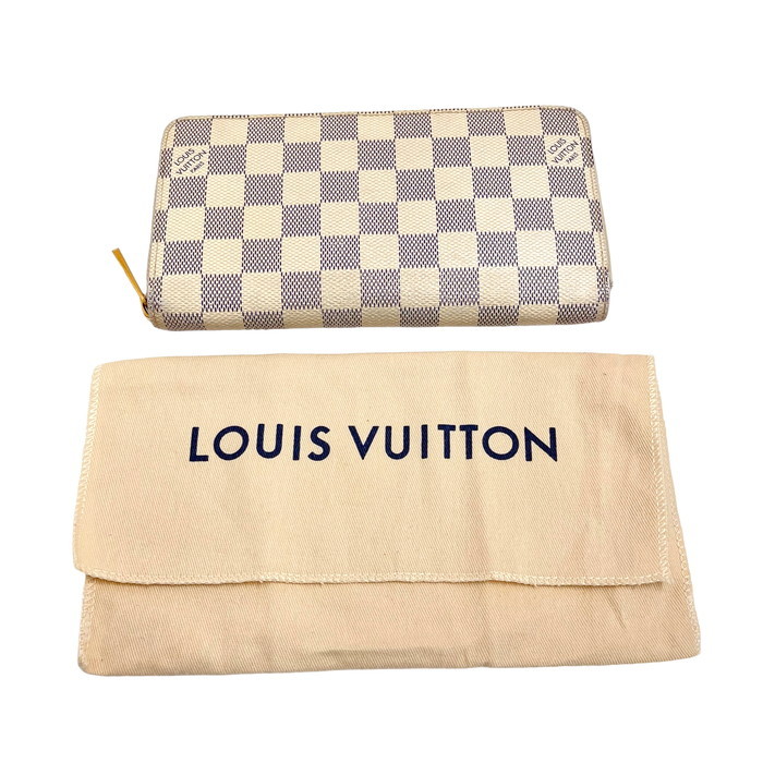A美品LOUIS VUITTON ルイヴィトン ダミエ アズール ジッピー