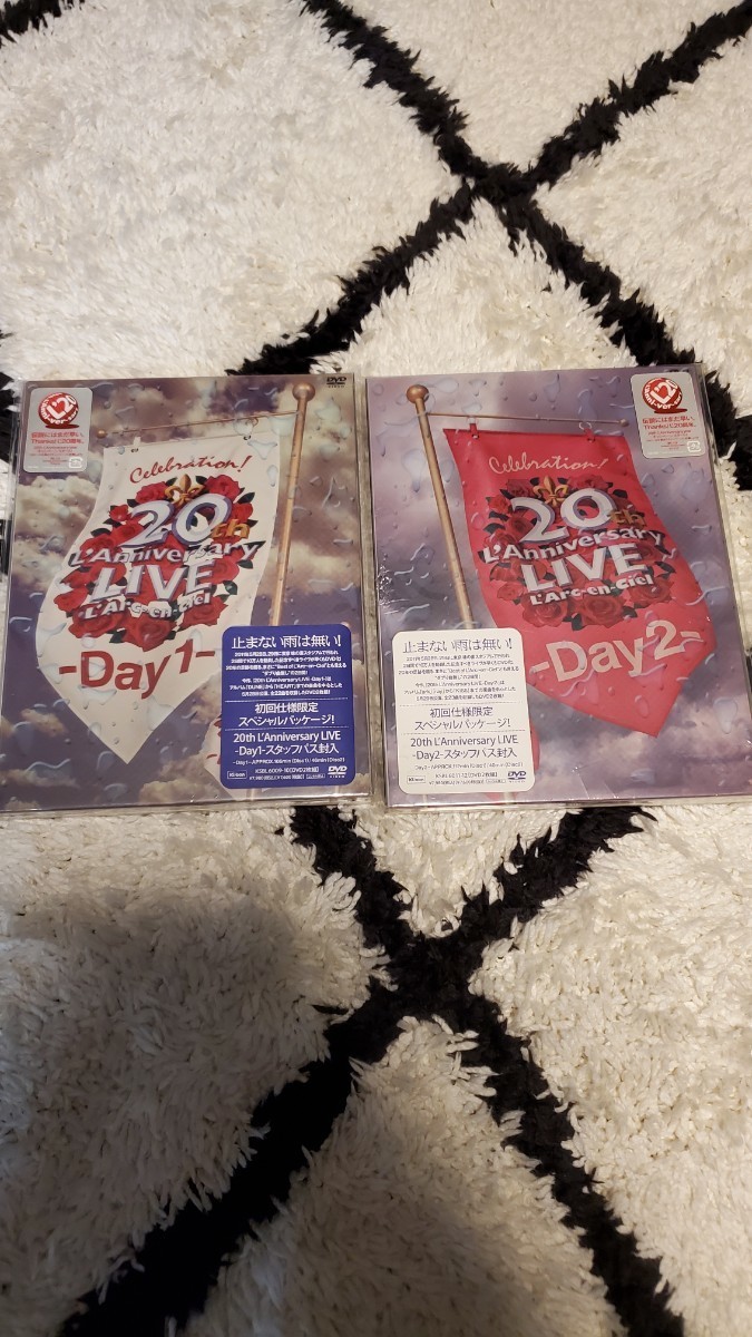 送料無料 L'Arc~en~Ciel DVD「20th L'Anniversary LIVE -Day1+Day2