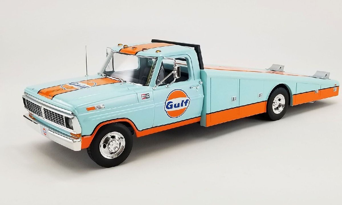 ACME 1/18 フォード F-350 ランプ トラック 1970 ガルフ FORD F-350 RAMP TRUCK GULF A1801413 ミニカー