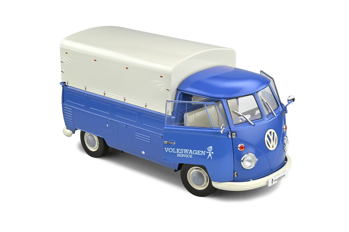 ソリド 1/18 フォルクスワーゲン T1 ピックアップ 1950 サービスカー ブルー SOLIDO VW T1 PICK UP SERVICE S1806702_画像1