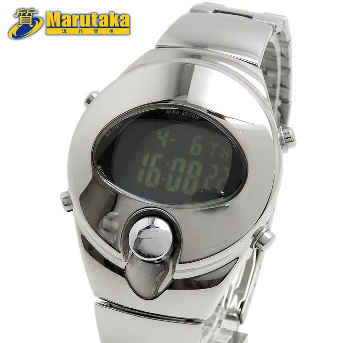 1 jpy start! operation goods SEIKO ALBA SPOON spoon digital 1 jpy start! operation goods SEIKO ALBA SPOON spoon digital