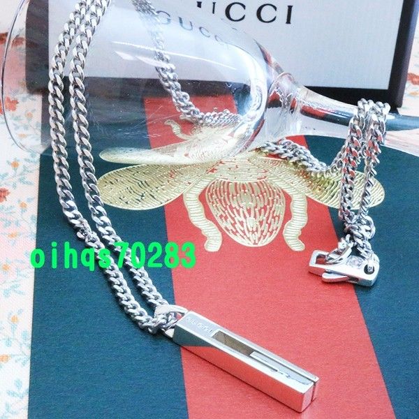 新品　未使用 GUCCI グッチ　Gロゴモチーフネックレス