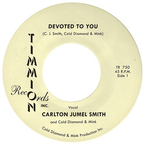 CARLTON JUMEL SMITH / COLD DIAMOND & MINK/DEVOTED TO YOU_画像1