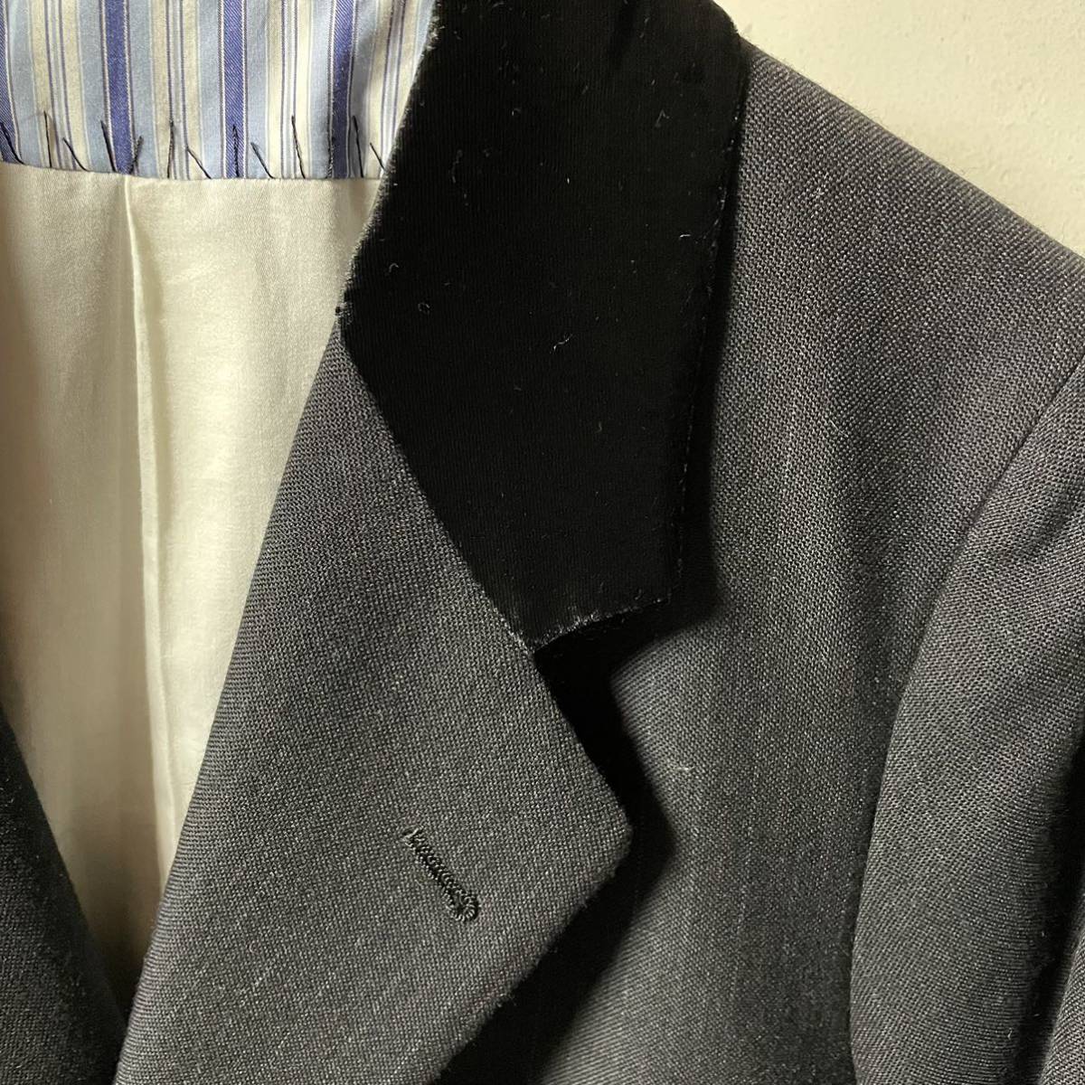 visvim 16aw AIRMAN BLAZER WOOL STRIPE (BLACK) size1 / kiva visvim 16aw AIRMAN BLAZER WOOL STRIPE (BLACK) size1 / kiva