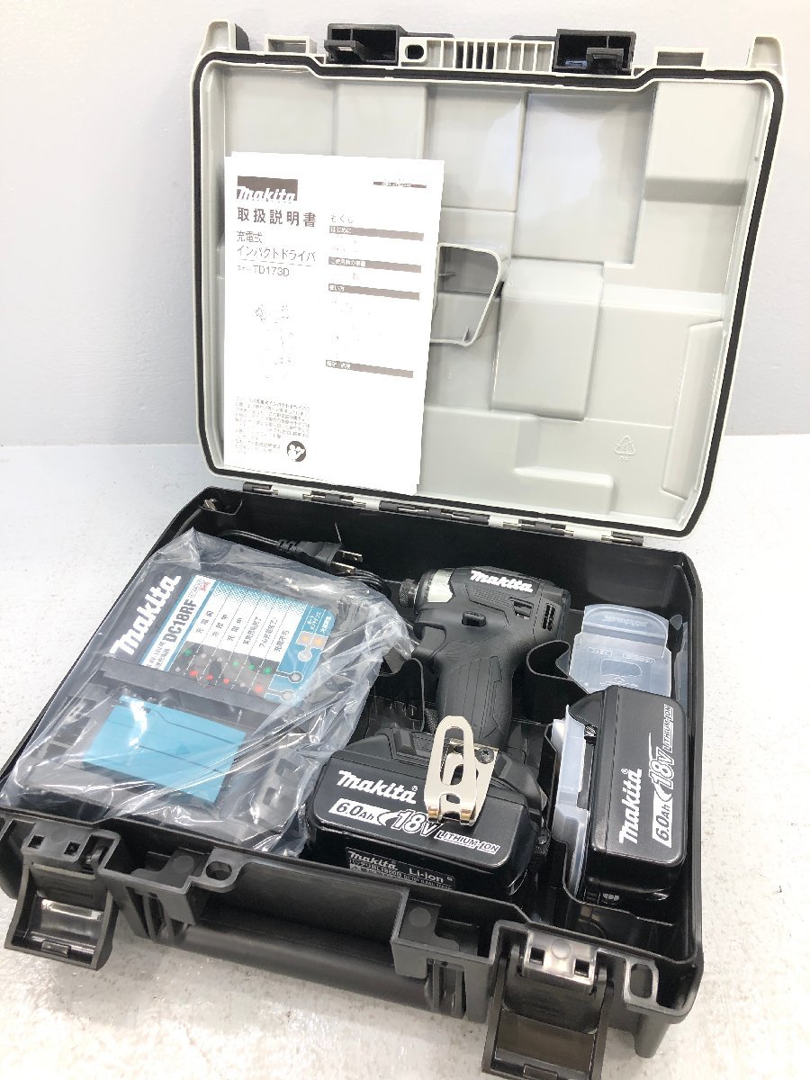 ◇ 【未使用品】新型 マキタ 18V 充電インパクトドライバ TD173DRGXB