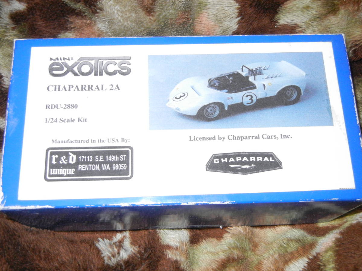 MINI EXOTICS 1/24 シャパラル2A レジンキット ガレージキット ガレキ Chaparral 2 (2A) チャパラル ミニエキゾチックス_画像1