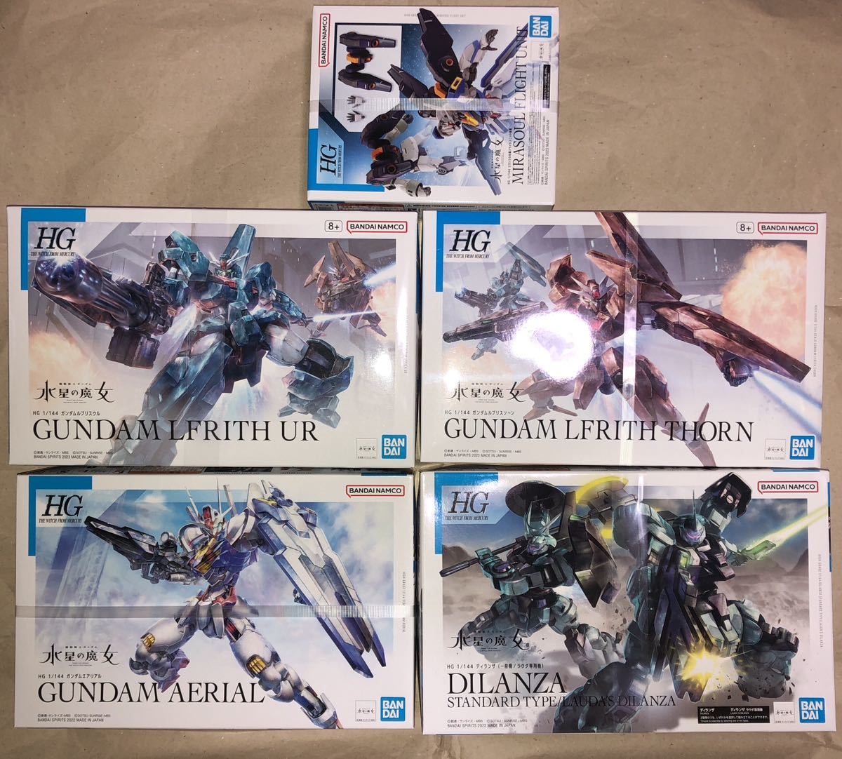 話題の行列 LFRITH GUNDAM ガンプラ HG 水星の魔女 未組立 UR Mercury