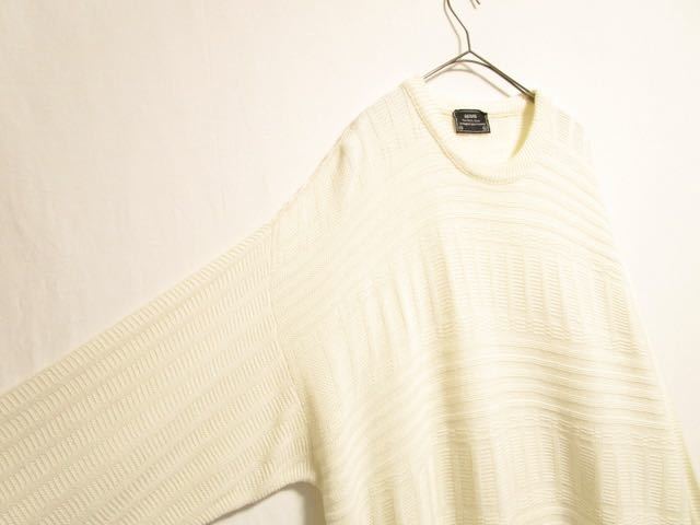 80's made in canada SEARS panel design acrylic knit ニット シアーズ アクリルニット_画像3