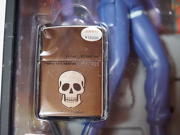 01☆CAPCOM バイオハザード2 zippo レオン・S・ケネディ スタンド