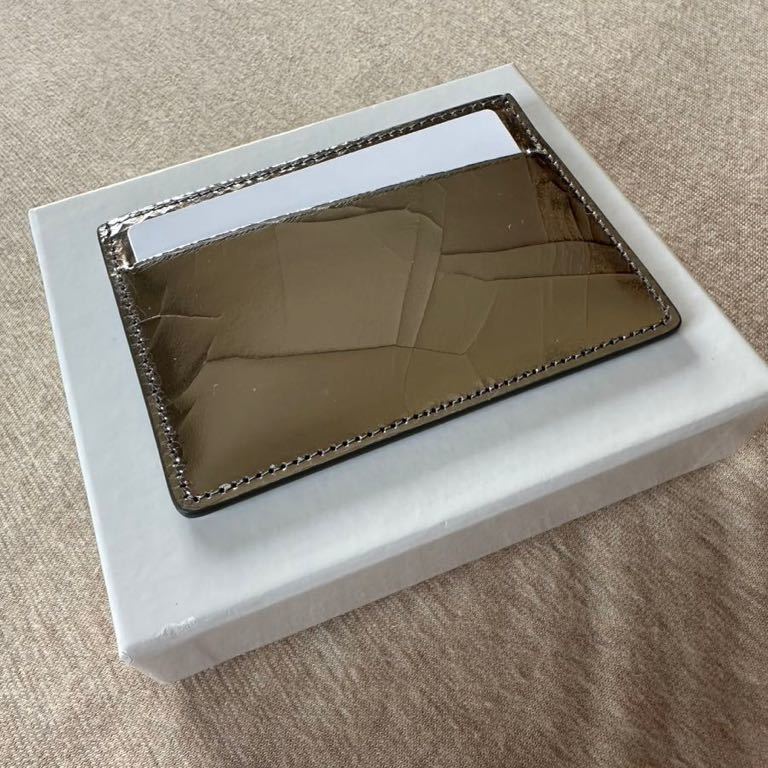 22AW新品 メゾンマルジェラ ブロークンミラー レザー カードケース