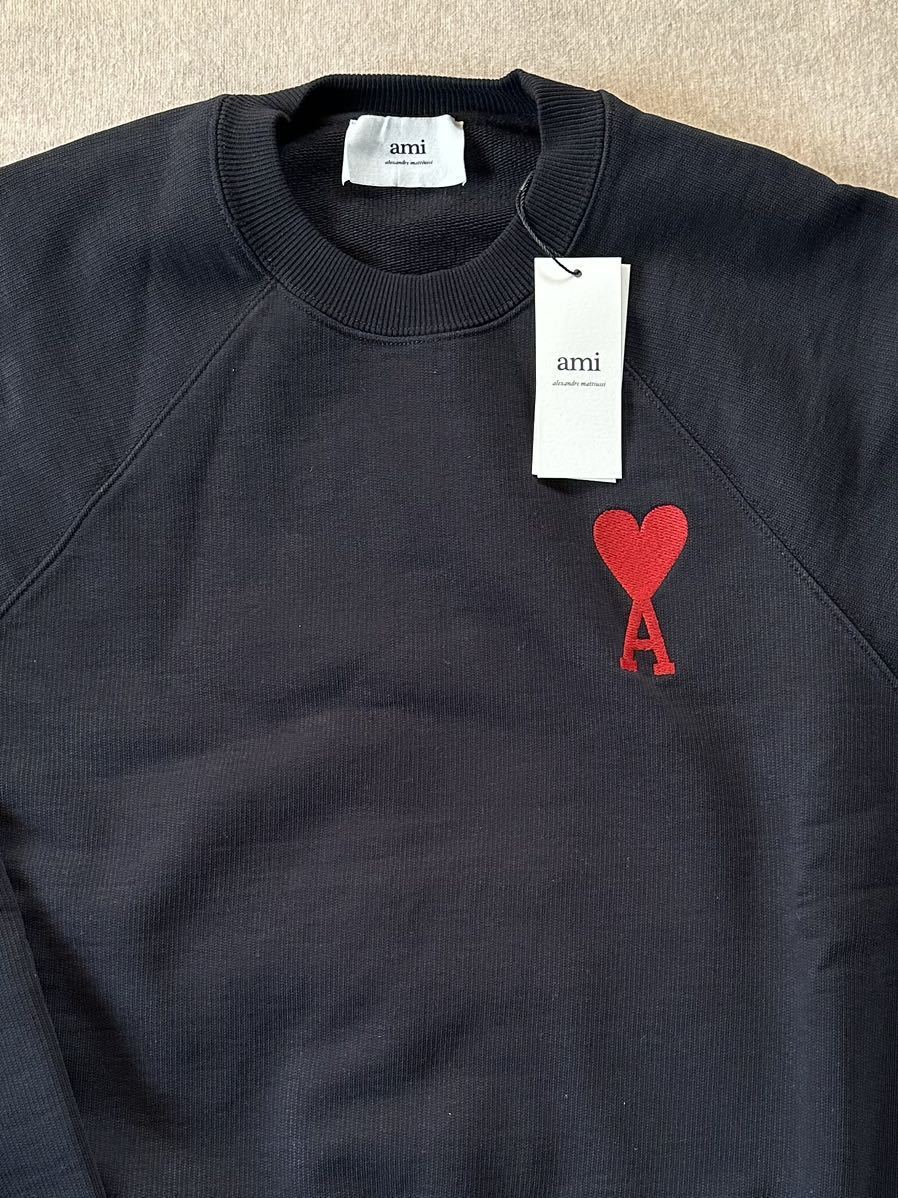 L新品 AMI Paris アミ グラフィック ロゴ ロング Tシャツ グレー
