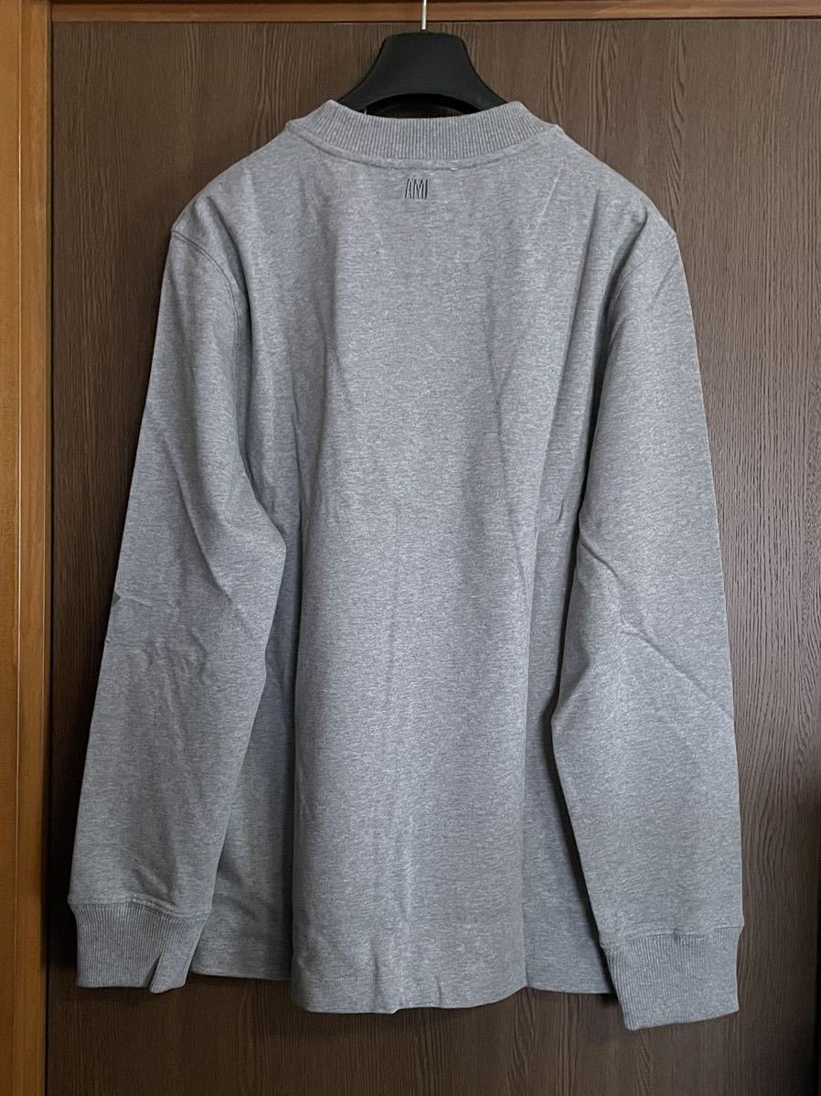 L新品 AMI Paris グラフィック ロゴ ロング Tシャツ sizeL アミ パリス