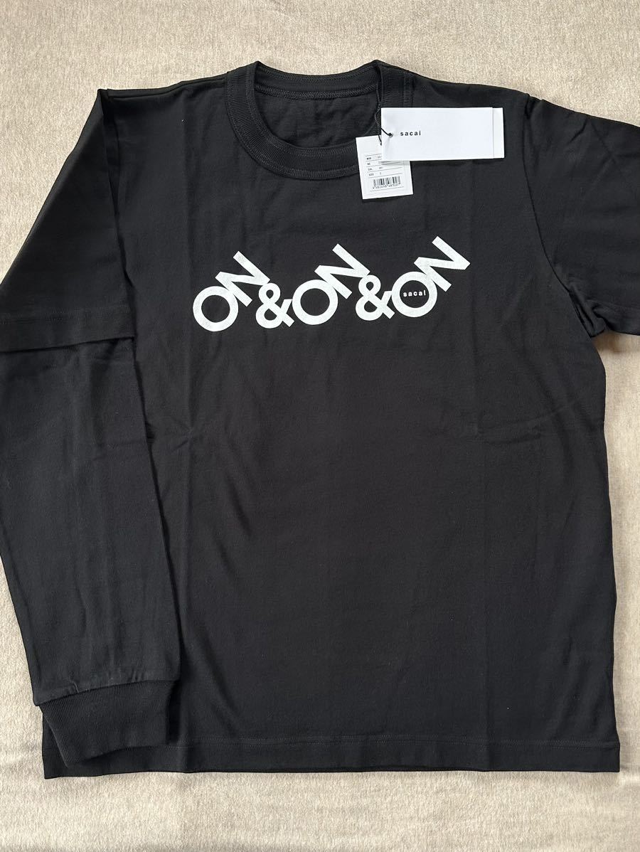 黒2新品 sacai サカイ メンズ ON & ON レイヤード ロング T 黒2新品 sacai サカイ メンズ ON & ON レイヤード ロング T