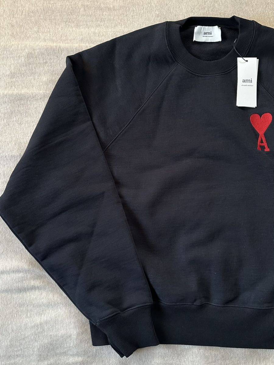 L新品 AMI Paris アミ グラフィック ロゴ ロング Tシャツ グレー
