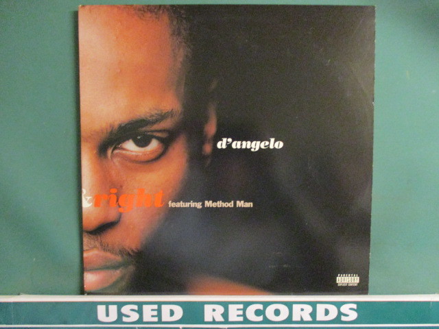 D'Angelo ： Left & Right F. Methodman 12'' c/w Untitled( How Does It Feel ) (( DAngelo D Angelo / Method Man / 落札5点で送料無料_画像1