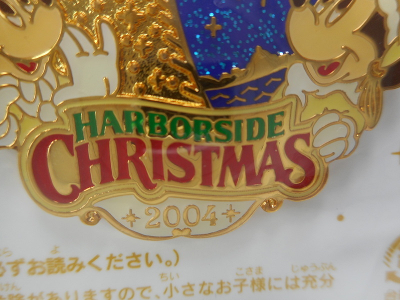  Tokyo Disney si- Haba side Christmas not for sale pin badge TDS Mickey minnie Chan 