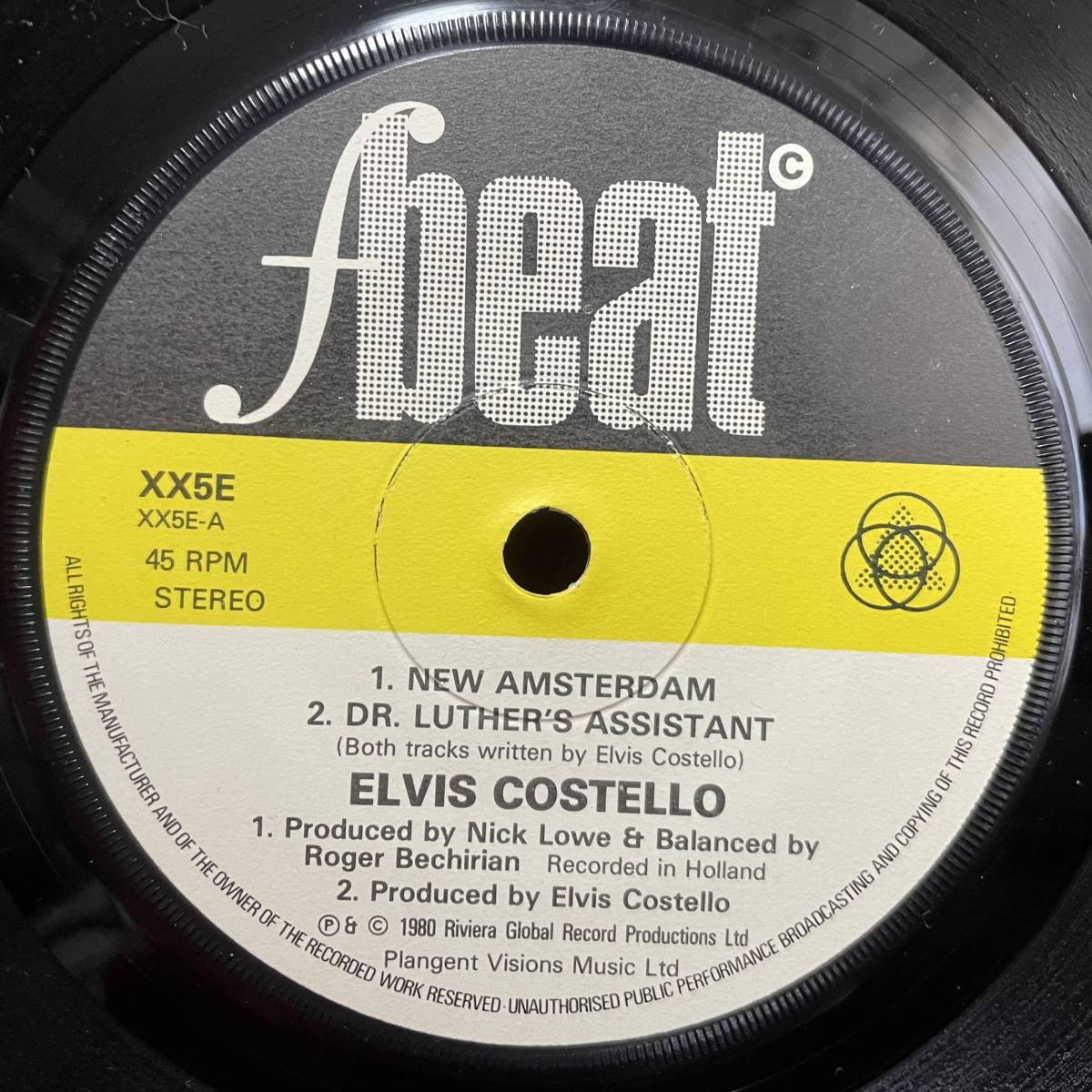 ◆UKorg7"EP!◆ELVIS COSTELLO◆NEW AMSTERDAM◆_画像4