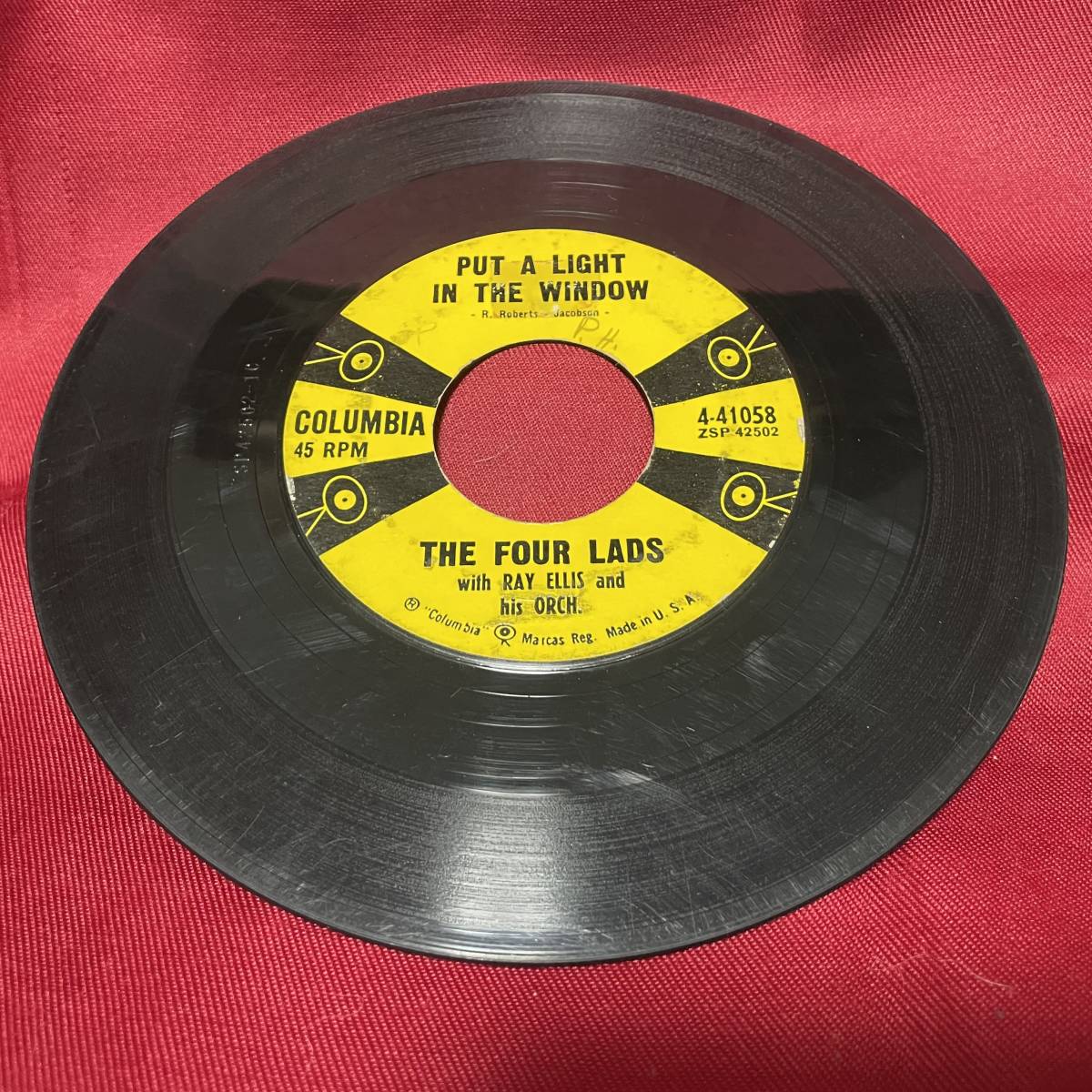◆USorg7”s!◆THE FOUR LADS◆PUT A LIGHT IN THE WINDOW◆_画像5
