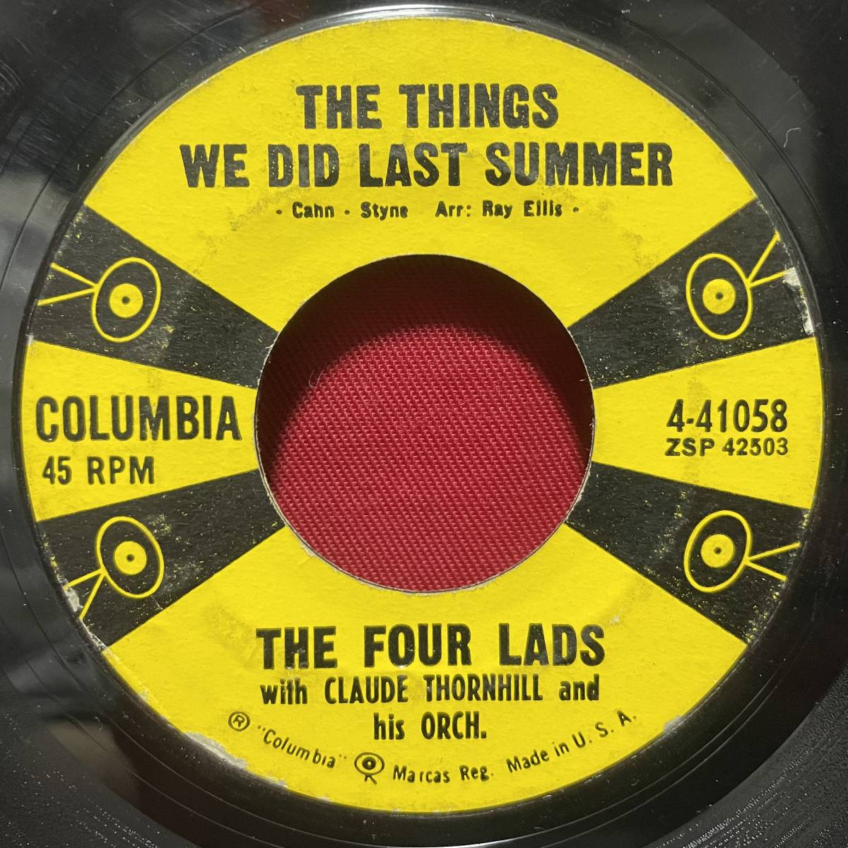 ◆USorg7”s!◆THE FOUR LADS◆PUT A LIGHT IN THE WINDOW◆_画像2