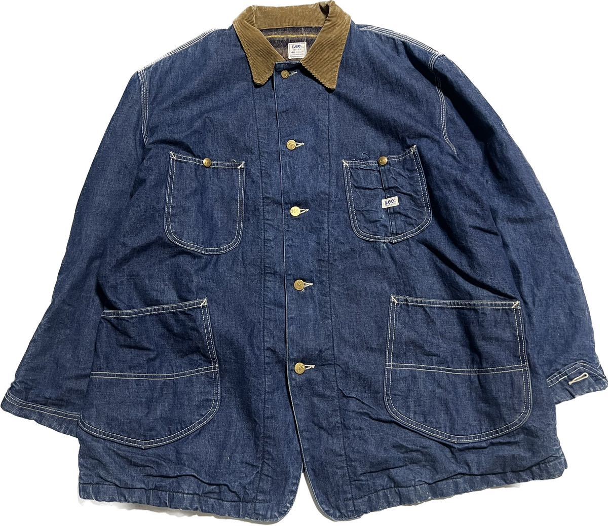 希少サイズ ビンテージ 70s Lee 81-LJ ブランケット カバーオール
