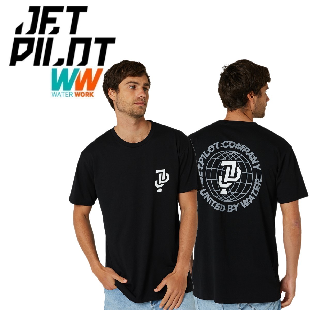 ジェットパイロット JETPILOT 2023 Tシャツ 送料無料 グローバル メンズ Tシャツ W23602 ブラック XL_画像1