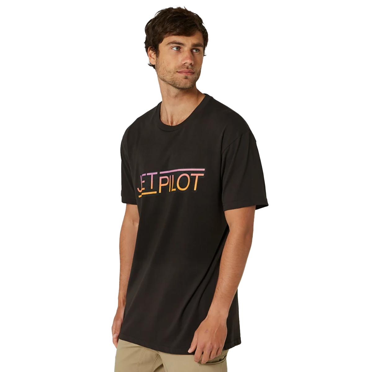 ジェットパイロット JETPILOT 2023 Tシャツ 送料無料 カラー ポップ メンズ Tシャツ W23605 チャコール M_画像4