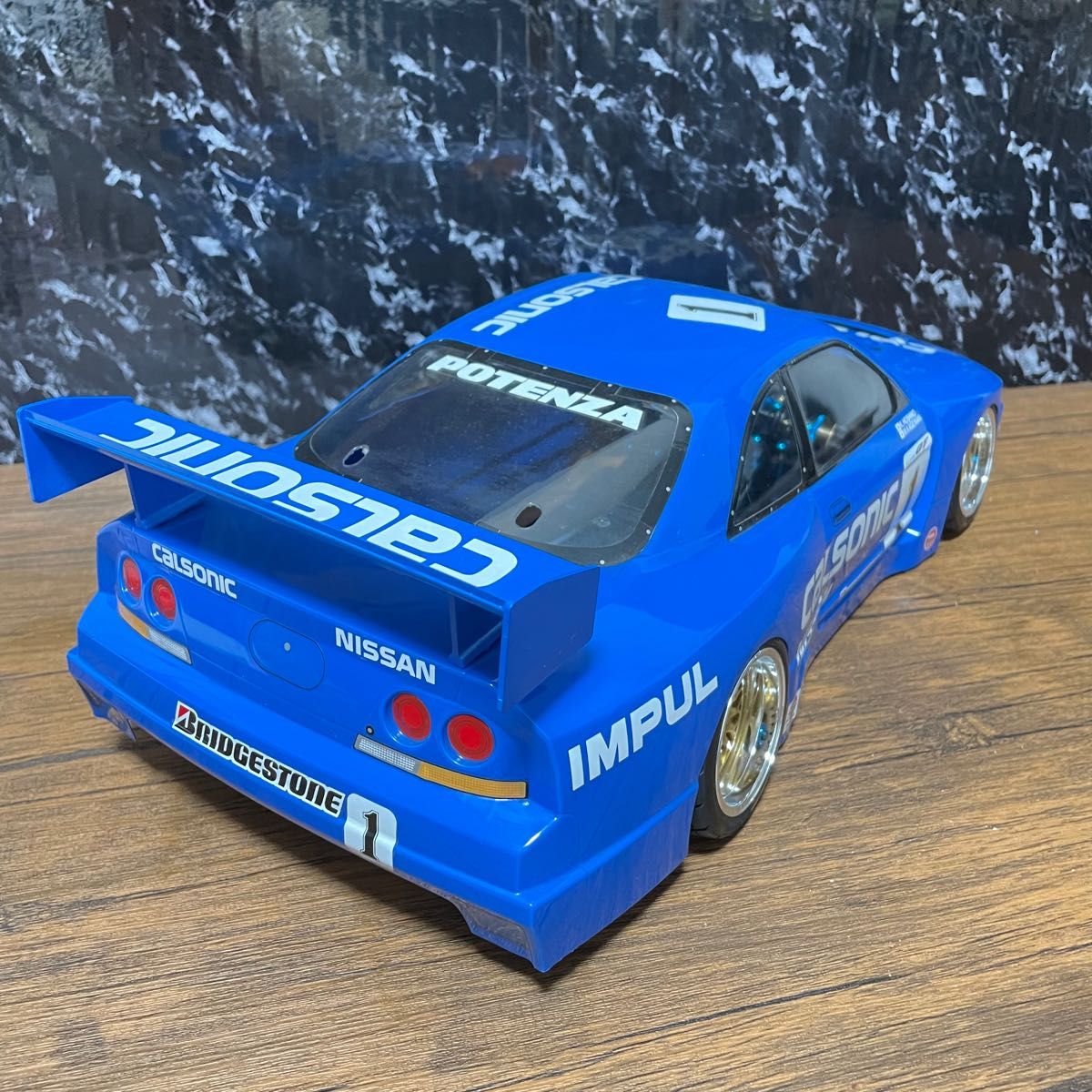 タミヤ カルソニックスカイライン GT-R 1/10 ラジコンボディーr33