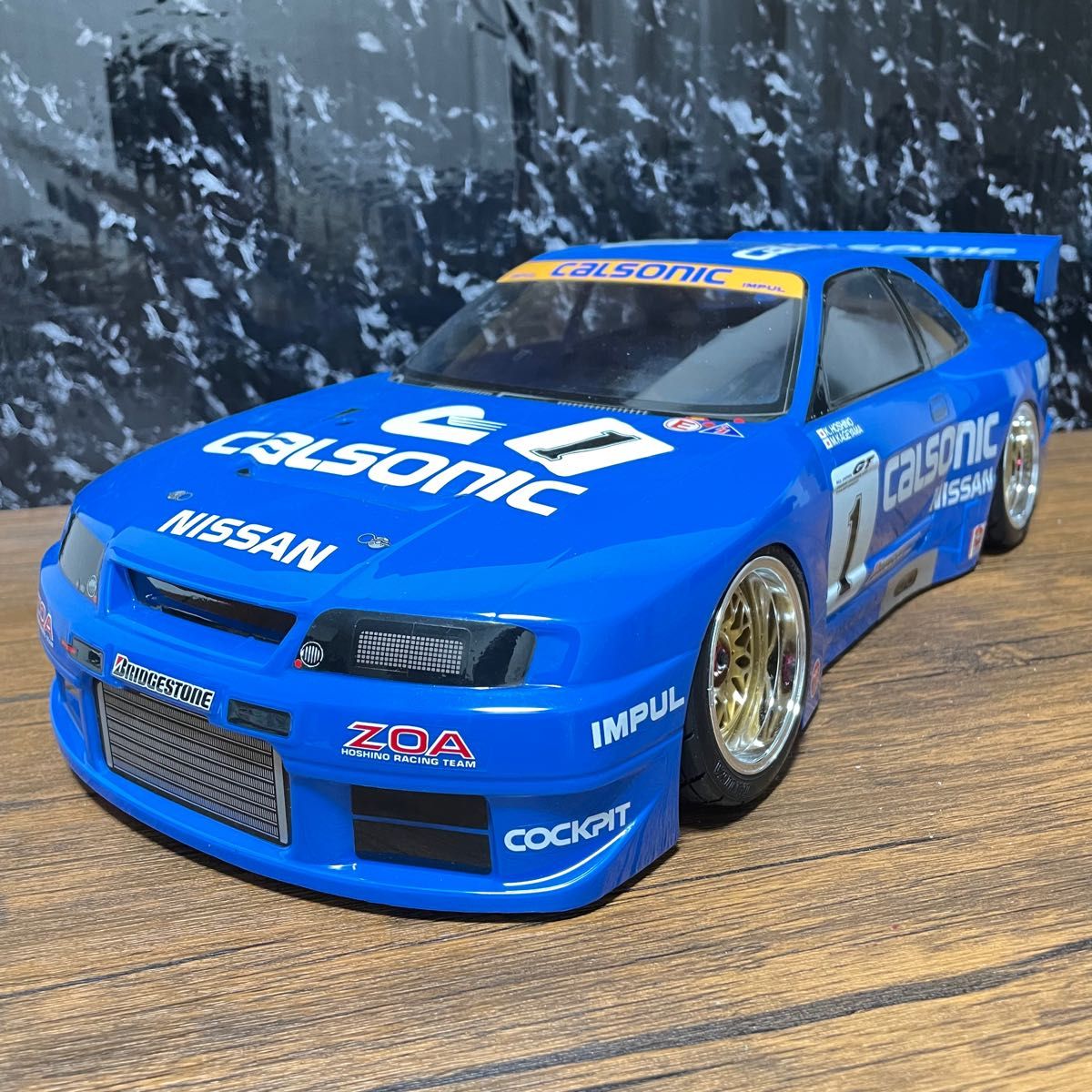 タミヤ カルソニックスカイライン GT-R 1/10 ラジコンボディーr33