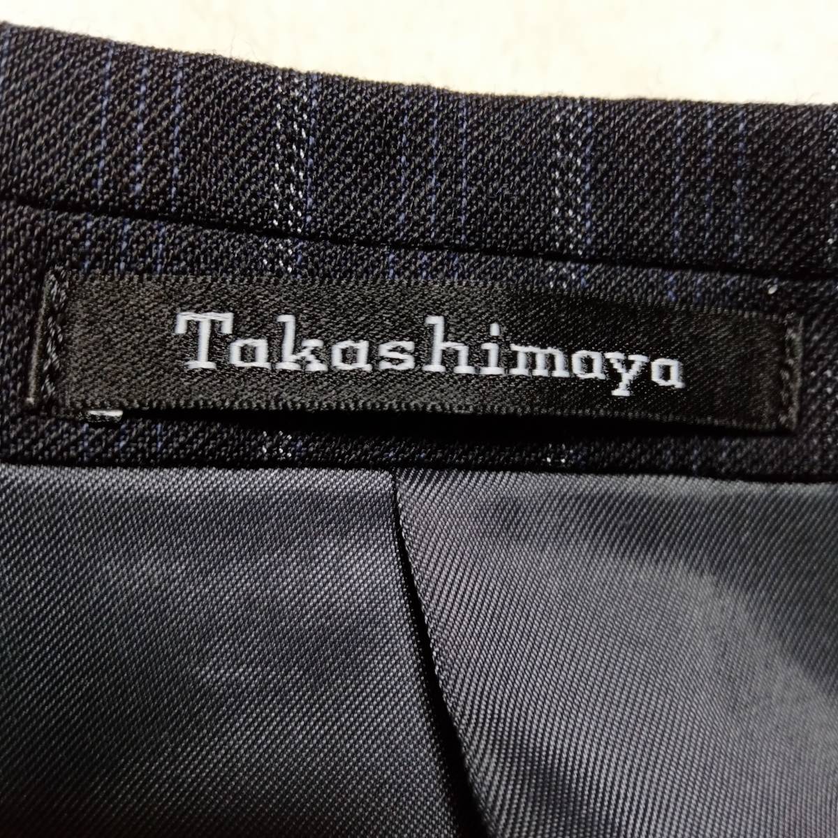 Takashimaya 高島屋 アウター テーラードジャケット ボタン ポケット 無地 長袖 メンズ サイズ ブラック SA12_画像4