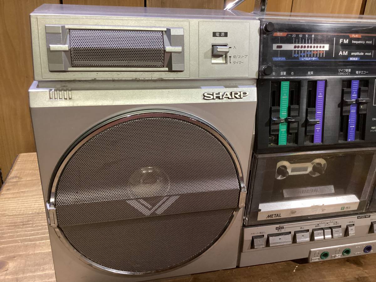 通販 SHARP SHARP 電源 SEARCHER-WF GF-757ラジカセ カセットデッキ